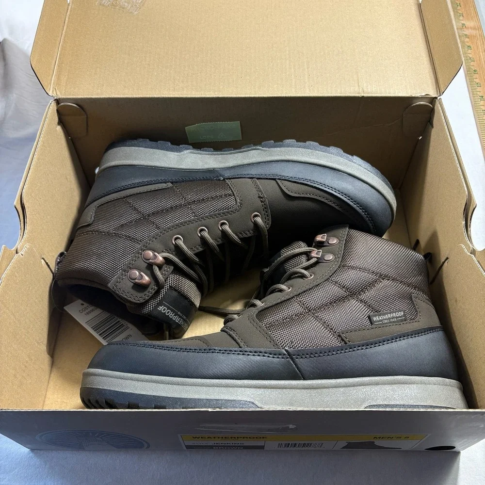 Weatherproof Mens Jenkins Shoe‎ Brown Size 8